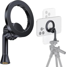 Magnetic Tripod Holder Mount for Magsafe, Iphone Tripod Mount Adapter with 1/4"