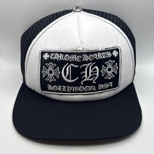 Chrome Hearts CH Patch Hollywood, USA Trucker SnapBack Hat Boot / Replica