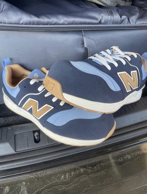 New Balance Men's Composite Toe Elite Lite EH Work Shoes Blue/Tan