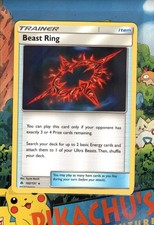beast ring pokemon card Pokemon Beast Ring Gold Secret Rare Forbidden