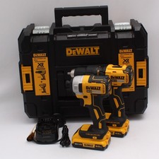 DeWalt 18v Brushless Drill & Driver Set With 2.0ah Batteries Charger & Case (U)