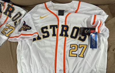 Nike Astros Jose Altuve 2022 World Series Champions Jersey Gold