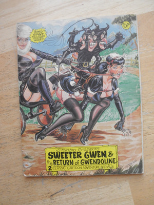 Eric Stanton Sweeter Gwen and the Return of Gwendoline NO COLOR POSTER 1976