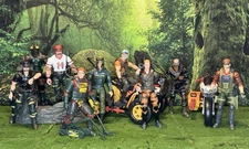 G.I. Joe Classified Series Tiger Force Team Lot of 9 Figures Plus Ram & Paw.