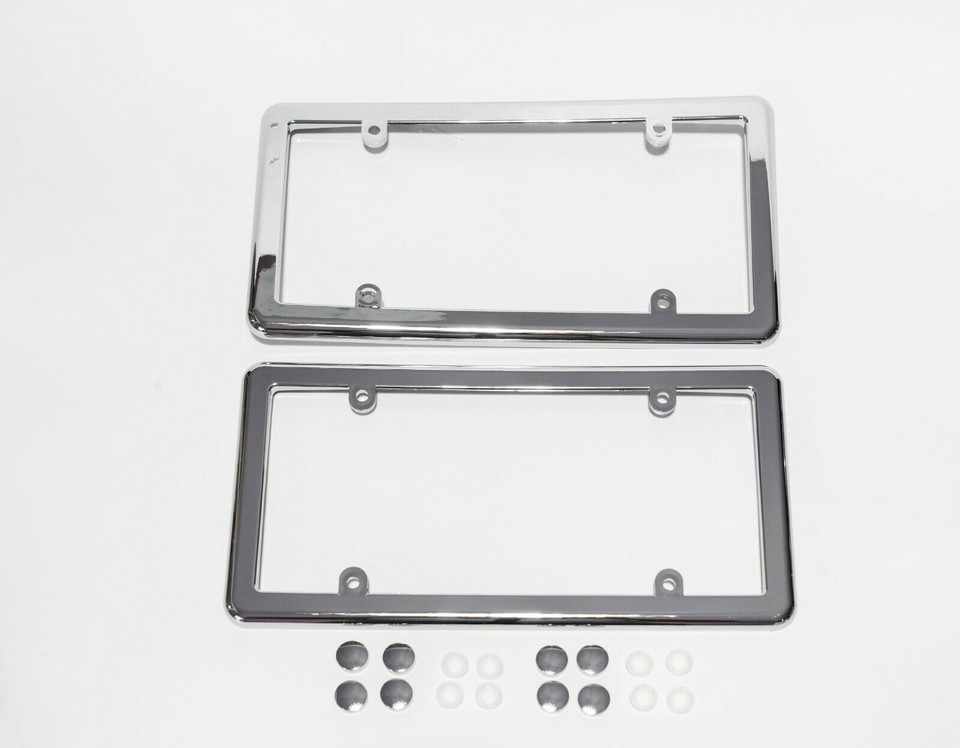 STUSSY 8-ball License Plate Frame: Black Metal, Made In USA - Foto 3