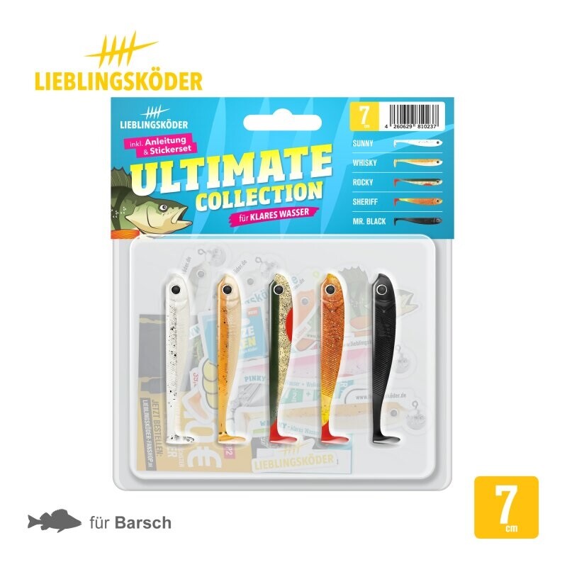 Коллекция Lieblingsköder Ultimate - Клейкая бумага klares Wasser 7 см
