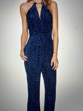 Diane Von Furstenberg Irleland Women's Jumpsuit Multiprint Size 4 NWT  498 