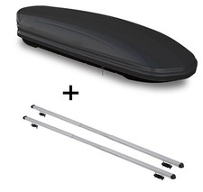 Dachbox MAA460L matt+Dachträger RAPID für für VW Polo III 6N2 Variant 5Tür 99-03