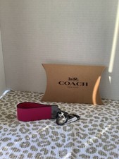 Coach Loop Key Fob Leather CJ752 New With Tags Box Included. Coach MSRP  68