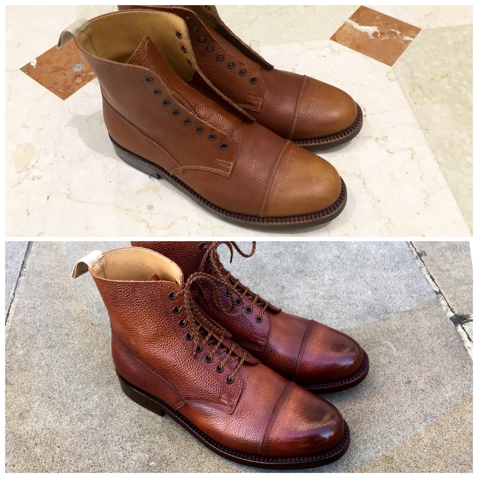 Grenson Handmade Archive Boot No.3 custom finish (Size 7U.K, 8.5U.S
