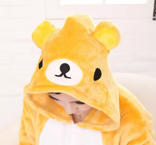 Mens Ladies Fleece Pyjama Pajamas Kigurumi Onsies Adults Animal Costume UK - Picture 46 of 68