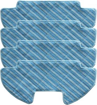 Pack of 4 Mop Cloth Wipe for Samsung Powerbot-E VR05R5050WK Robot Vacuum Cleaner