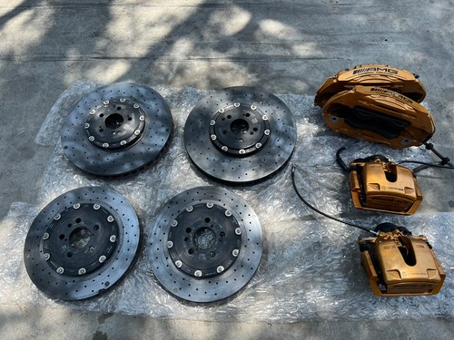 2020 Mercedes AMG GTR GT GT GTC Carbon Ceramic Rotors Brakes Set Brake C190 190 - 第 1/14 張圖片