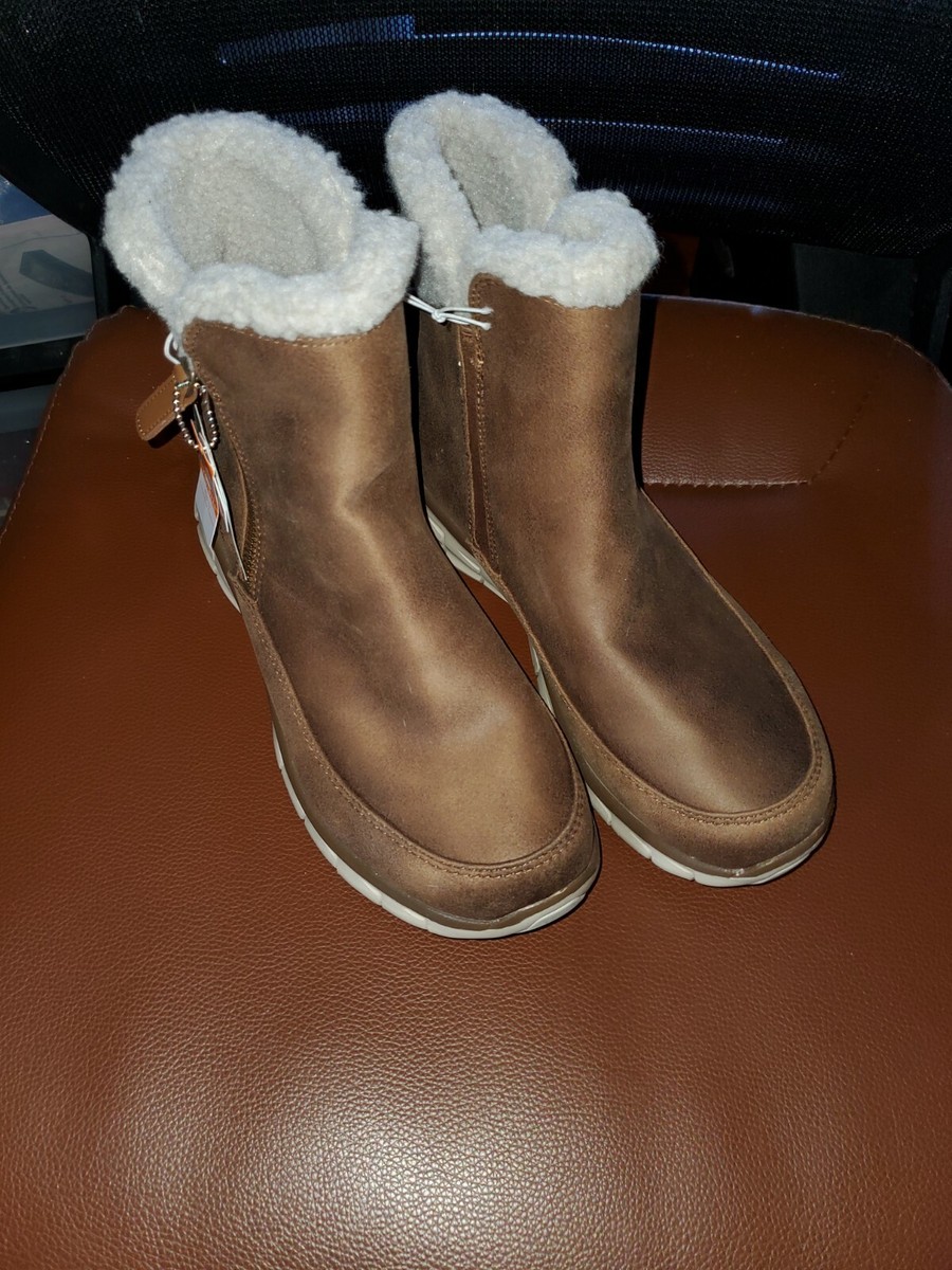 NEW Skechers Women's Synergy Collab Water Repellent Chestnut Brown