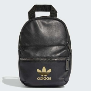 black and gold mini backpack