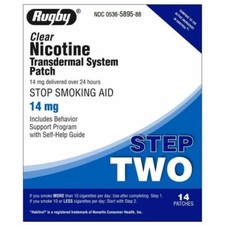 Clear Nicotine Transdermal System Patch Step Two - 14mg Date Exp: 2027