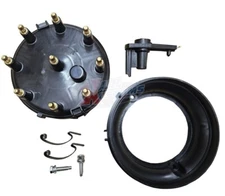 Ford 5.0 5.8 302 351W EFI Distributor Cap/Rotor Kit Mustang Cougar T-Bird Black