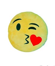 Almohada emoji Kiss