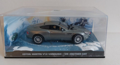 ASTON MARTIN V12 VANQUISH DIE ANOTHER DAY 007 James Bond Car Collection V/G