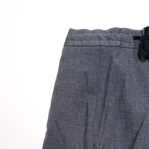 Incotex NWT Chinos / Casual Pants Sz 54 (US 38) Carrot Fit in Blue Cotton/Linen - Picture 3 of 14
