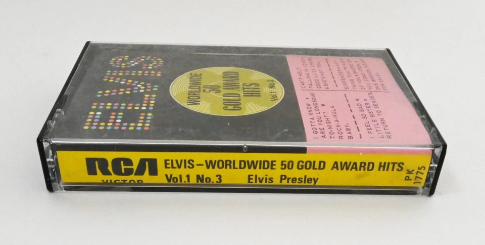 ELVIS Worldwide, 50 Gold Award Hits Vol. 1 No. 3 - 1973 Cassette Tape - Image 2 of 4