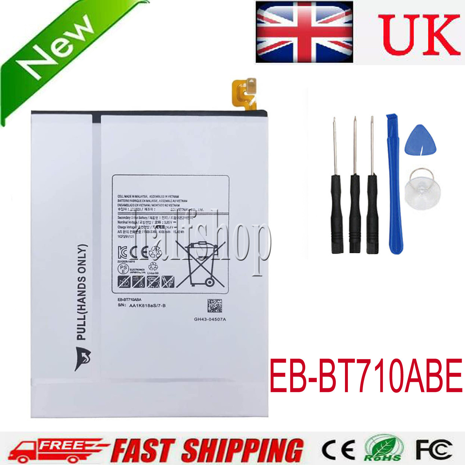 4000mAh Battery EB-BT710ABA For Samsung Galaxy Tab S2 8.0 SM-T710 T713 T715 T719