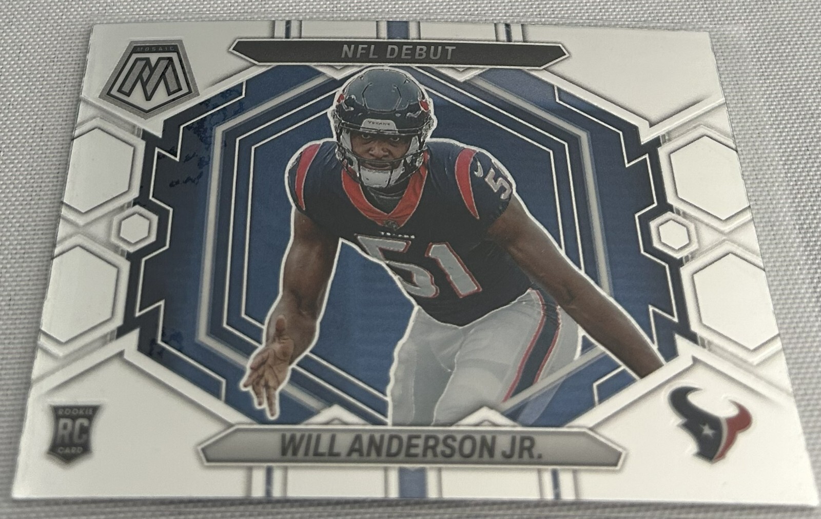2023 Panini Mosaic Football Will Anderson Jr. Houston Texans NFL Debut Rookie