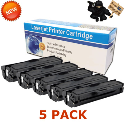 5PK MLT-D104S Toner For Samsung 104 ML1661 ML1665 ML1666 ML1667 ML1675 ML1865W