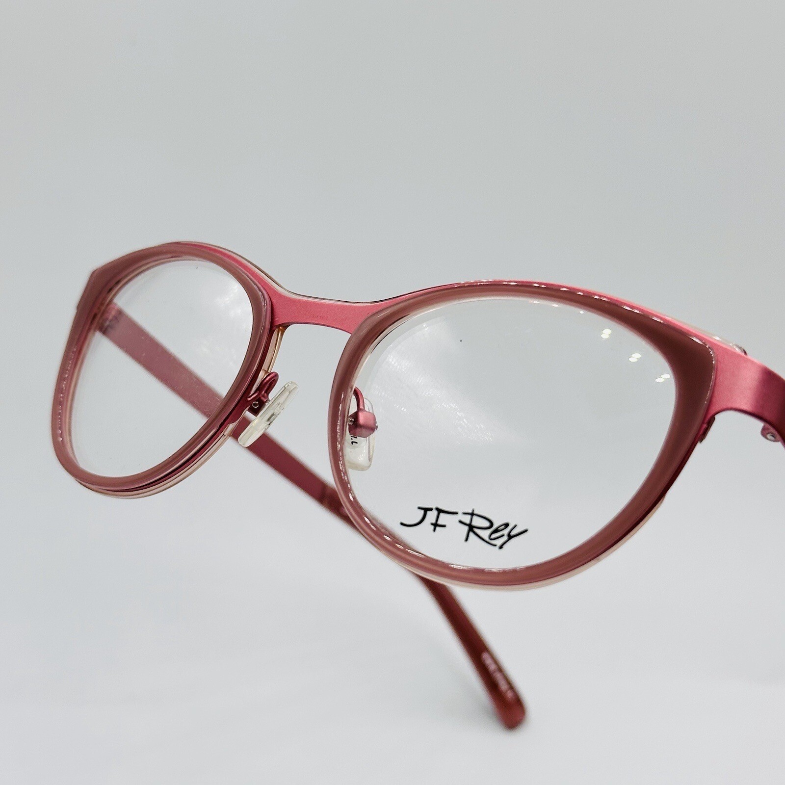 J.F. REY Gafas Mujer Ovaladas Rosa Brillante Cateye JF 2684 8080 NUEVAS