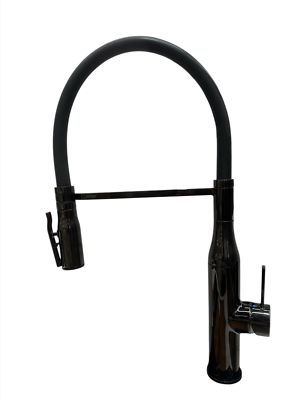 Brand New IKEA TOLLSJON Black Polished Kitchen Faucet With