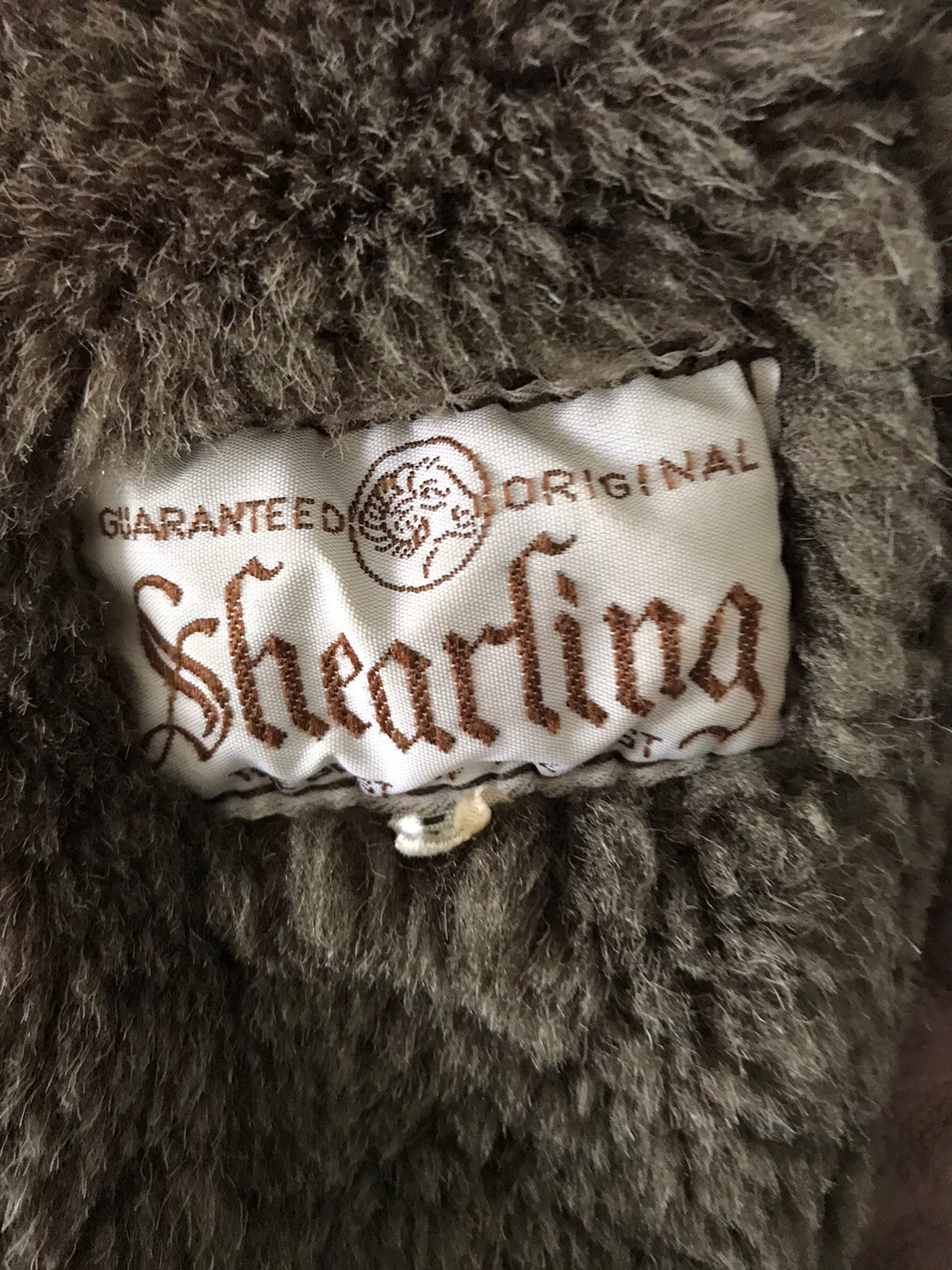 REAL SHEARLING LEATHER BUTTON UP POCKETS MEN'S JA… - image 9