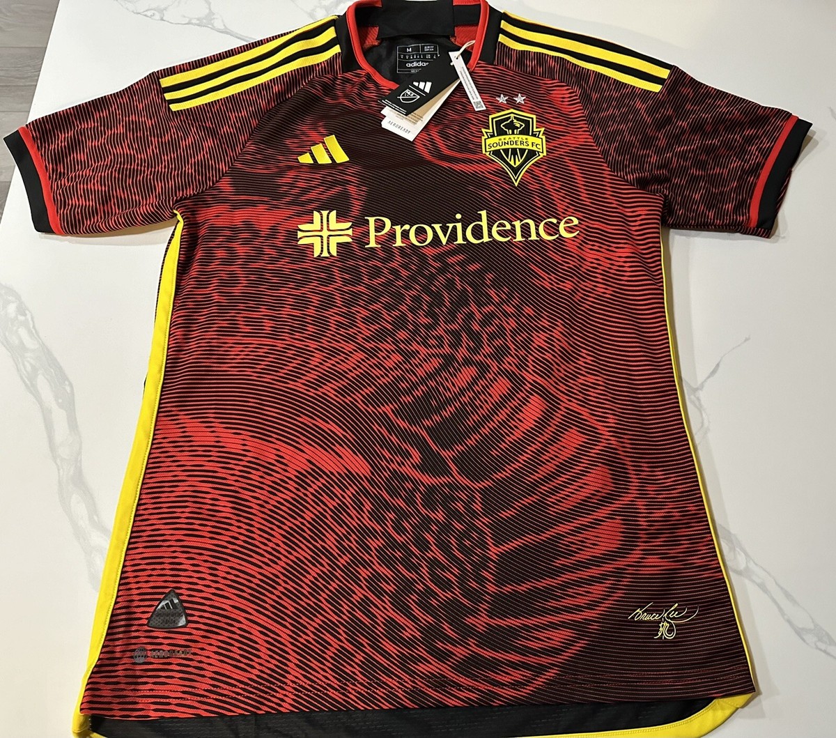 Seattle Sounders MLS Adidas Bruce Lee Edition Men's Jersey (XXL