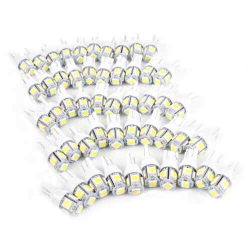 50pcs Super White T10 Wedge 5-SMD 5050 LED Light bulbs W5W 2825 158 192 168 194 - Picture 4 of 12