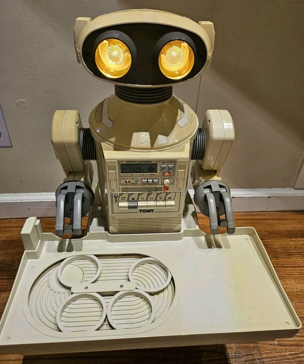 ロボット TOMY Omnibot 2000 Omnibot 2000: The $500 Drink Serving Robot from 1985! - YouTube