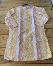 Male Hub NWOT Men s 1/4 Button Kurti Size A Pink yellow FF