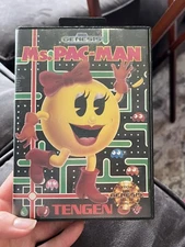 Sega Genesis Pac-Man Complete In Box W Manual - CIB-  1991- Tested- Working
