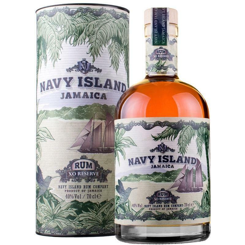 NAVY ISLAND JAMAICA RUM XO RESERVE 70 CL IN ASTUCCIO