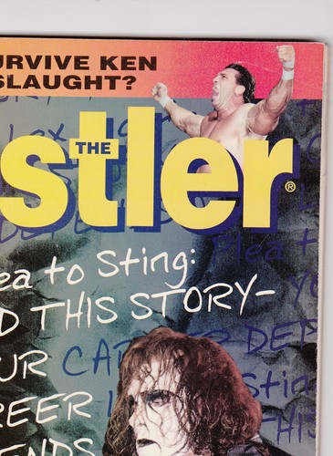 The Wrestler Magazine January 1998 WCW Sting Lex Luger ECW Hardcore Heaven - Picture 4 of 10