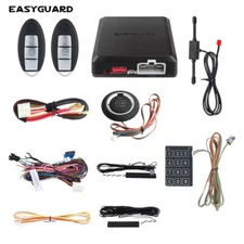 Easyguard smart key PKE car alarm system auto start proximity unlock keyless go