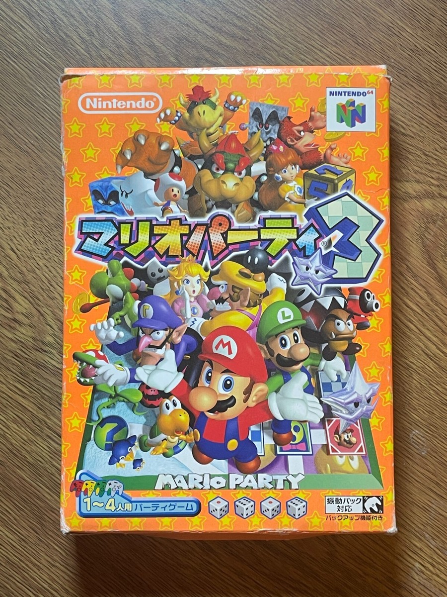 Mario Party 3 Nintendo 64 N64 Hudson Japan NTSC-J Party Board Game