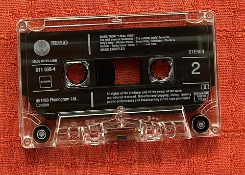 MARK KNOPFLER - CHROME CASSETTE TAPE - LOCAL HERO - Picture 3 of 5