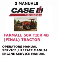 CASE IH FARMALL 50A TIER 4B FINAL TRACTOR MANUAL OPERATORS SERVICE ENGINE PDF