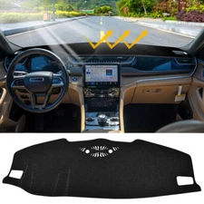JJMY Custom For Jeep Grand Cherokee L 2021-2025 Car Dashboard Pad Dash Cover Mat