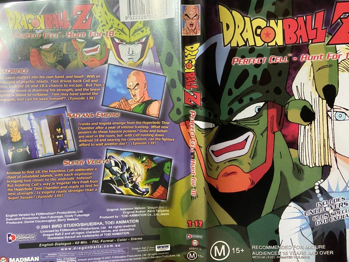 Dragon Ball Z Volume Perfect Cell Hunt For 18 region