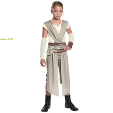 Star Wars: The Rise of Skywalker Cosplay Rey Costume Girls Halloween Outfit Suit