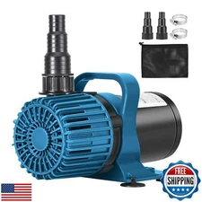 TONGCHANT 1600GPH 100W Outdoor Pond Pump for Koi Pond, Waterfall, Aquarium an