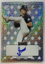 Cal Randall 2022 Leaf Perfect Game Auto 1/1 Mojo Silver Pre Production Proof