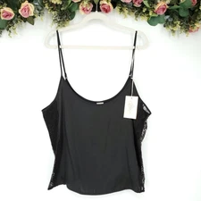 In Bloom by Jonquil Black Lingerie Top NWT XL