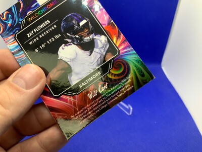 Zay Flowers 2023 Wild Chrome Rookie Auto 1/1 Ravens | eBay
