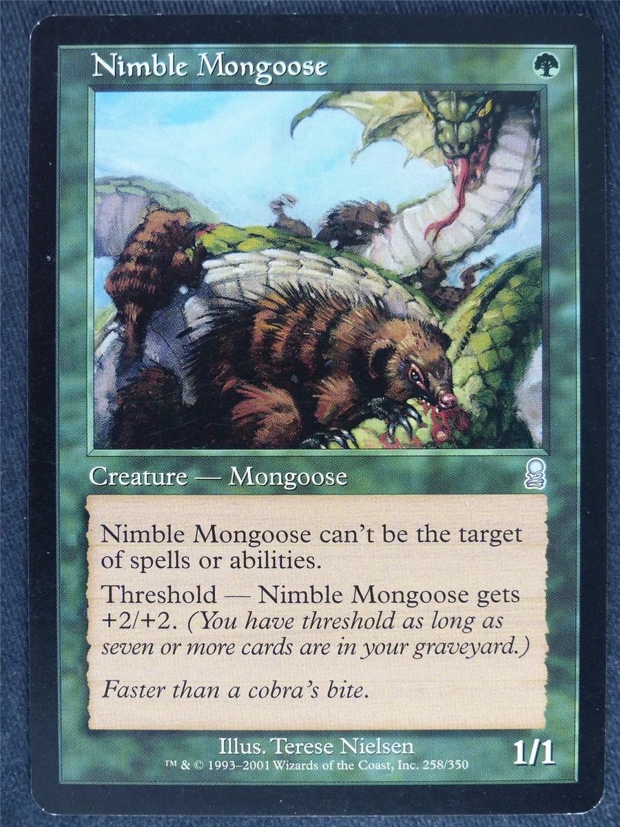 Nimble Mongoose Mtg Magic Cards LS